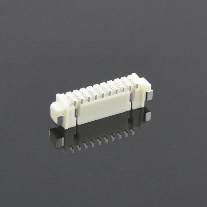 10-pin connector, which is used to insert wires into the board with a spacing of 1.25 mm, and horizontal SMT connector MH1.25 for printed boards.