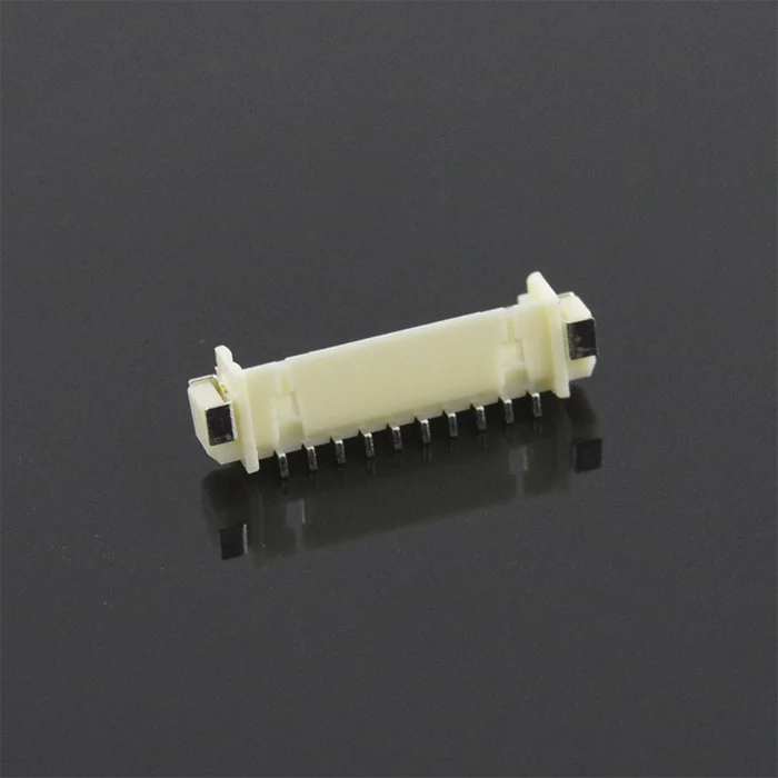10-pin connector, which is used to insert wires into the board with a spacing of 1.25 mm, and horizontal SMT connector MH1.25 for printed boards.