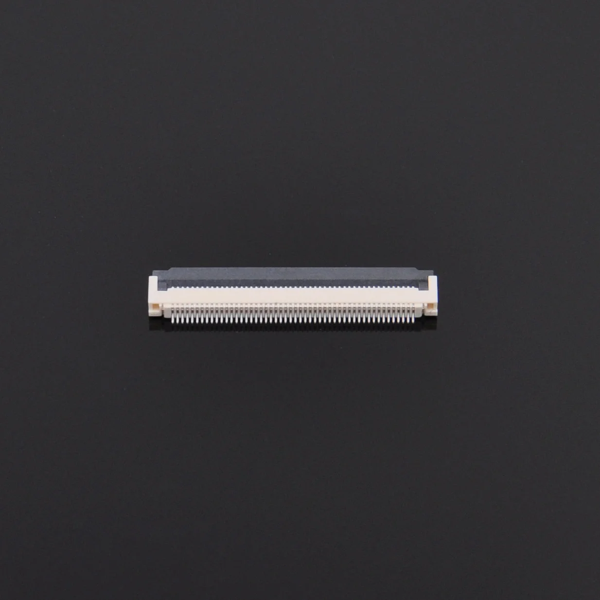 High reliability brass fittings for FPC SMT connectors, 0.5mm, low specification, Flip-Lock fixed, lower contact, phosphor bronze.