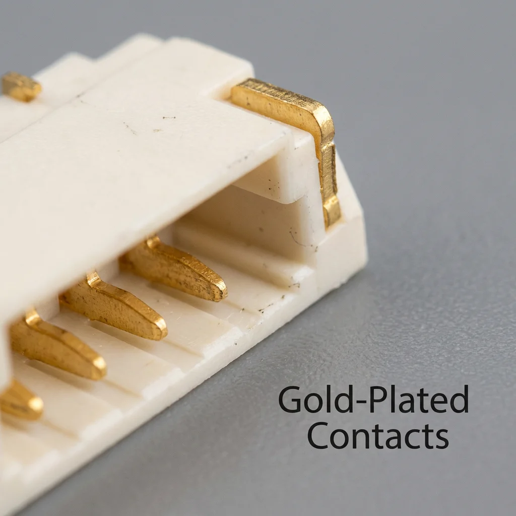 DIN 3711K horizontal SMT connector with nylon 4-pin connector 6P, 1.0mm, used for printing board.