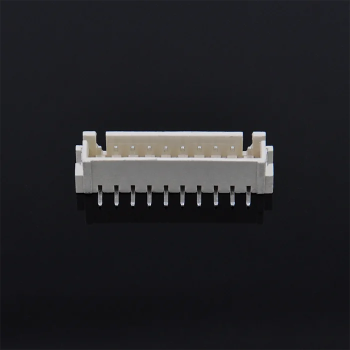 Vertical SMD connectors, spacing of 1.25 mm, four connectors with 2/3/4/5/6/7/8/9/10 contacts, heat resistant.