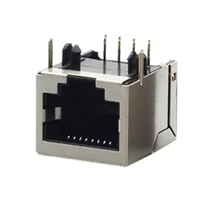 RJ45 network socket with shield